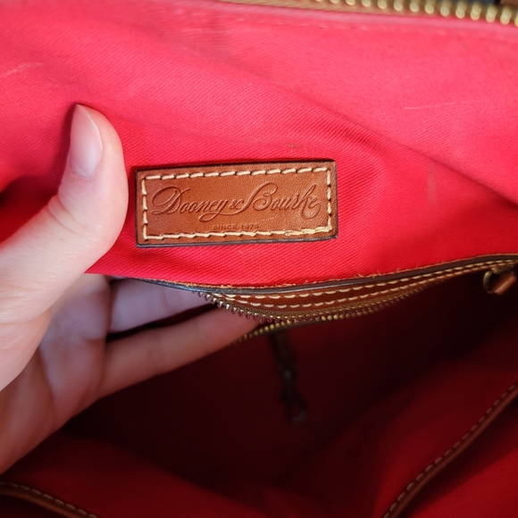 Dooney & Bourke Ostrich Satchel Bag - Picture 4 of 7